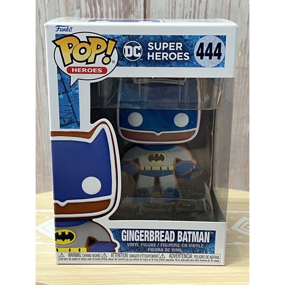 EUC Funko POP! Heroes: DC Super Heroes - Gingerbread Batman #444 Original Box
